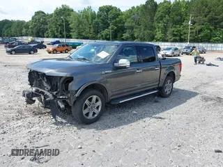 2018 Ford F-150 XL with VIN 1FTEW1E50JFD58356, listed as a IAAI auction lot 42456741 with 153,332 mi miles and . Bid and sale history available at DreamBid. Image 2.