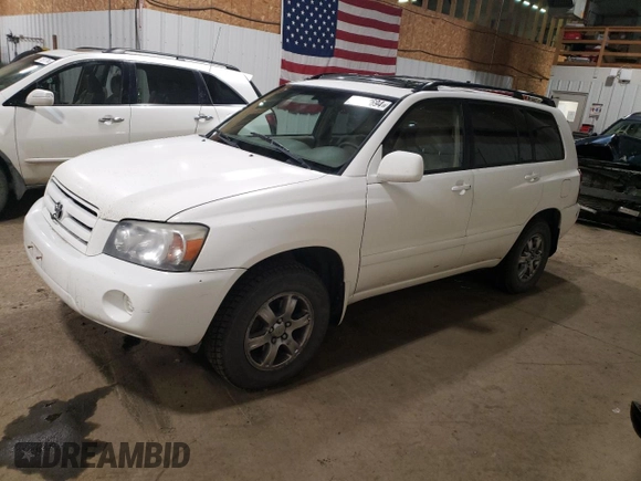 2005 Toyota Highlander with VIN JTEEP21A250073944, listed as a Copart auction lot 72427694 with 229,062 mi miles and Clean Title. Bid and sale history available at DreamBid. Image 1.