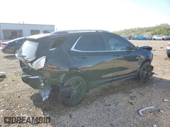 2021 Chevrolet Equinox LT with VIN 2GNAXUEV1M6111978, listed as a Copart auction lot 56054565 with 74,436 mi miles and Salvage title. Bid and sale history available at DreamBid. Image 3.