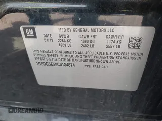 2012 Cadillac CTS Luxury z VIN 1G6DG5E58C0134874, wystawiony jako IAAI lot #42564120 z przebiegiem 121 053 mil mil oraz . Historia ofert i sprzedaży dostępna na DreamBid. Obrazek 8.