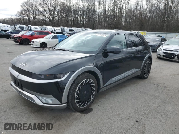 2022 Hyundai Ioniq 5 Limited with VIN KM8KRDAF7NU114002, listed as a Copart auction lot 45955225 with 20,257 mi miles and Salvage title. Bid and sale history available at DreamBid. Image 1.