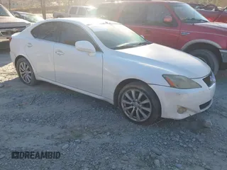 2007 Lexus IS 250 with VIN JTHCK262672010640, listed as a IAAI auction lot 41659524 with 328,686 mi miles. Bid and sale history available at carsss.com. Image 1.