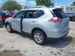 2015 Nissan Rogue SV with VIN 5N1AT2MTXFC849891, listed as a IAAI auction lot 41964361 with 135,934 mi miles and . Bid and sale history available at carsss.com. Image 3.