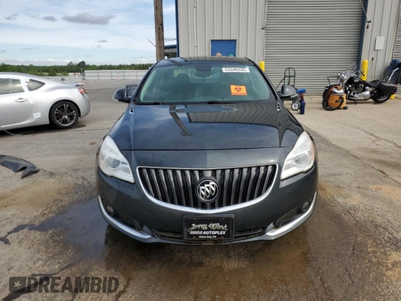 2014 Buick Regal with VIN 2G4GK5EX1E9215732, listed as a Copart auction lot 53346335 with 115,297 mi miles and Salvage title. Bid and sale history available at DreamBid. Image 5.
