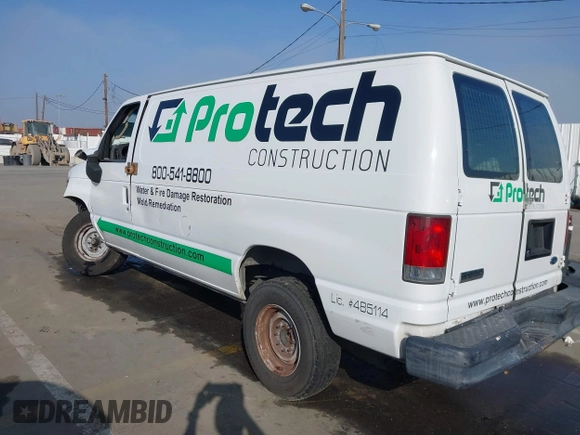 2008 Ford Econoline Cargo Commercial with VIN 1FTNE24L28DB01794, listed as a IAAI auction lot 41663920 with Not Provided miles and . Bid and sale history available at DreamBid. Image 3.