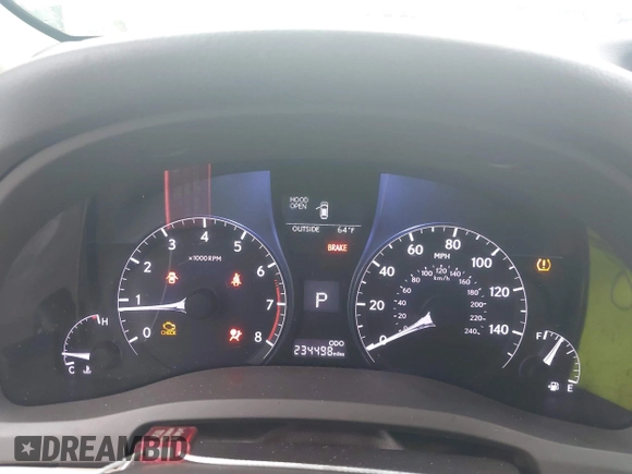 2013 Lexus RX 350 with VIN JTJZK1BA1D2415364, listed as a IAAI auction lot 42340998 with 234,498 mi miles and . Bid and sale history available at DreamBid. Image 7.