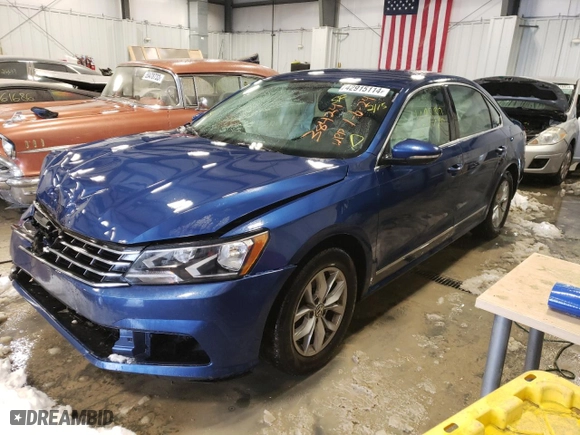2016 Volkswagen Passat 1.8T S with VIN 1VWAS7A38GC052420, listed as a Copart auction lot 42915114 with 169,332 mi miles and Salvage Title. Bid and sale history available at carsss.com. Image 1.