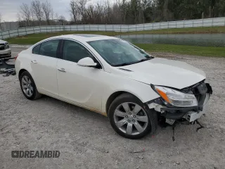 2013 Buick Regal Turbo Premium 1 with VIN 2G4GS5EV4D9176101, listed as a Copart auction lot 53747315 with 0 mi miles and Salvage Title. Bid and sale history available at carsss.com. Image 4.