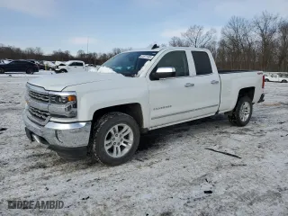 2018 Chevrolet Silverado 1500 LTZ with VIN 1GCVKSEC6JZ312769, listed as a Copart auction lot 41971105 with 49,443 mi miles and Salvage Title. Bid and sale history available at carsss.com. Image 1.
