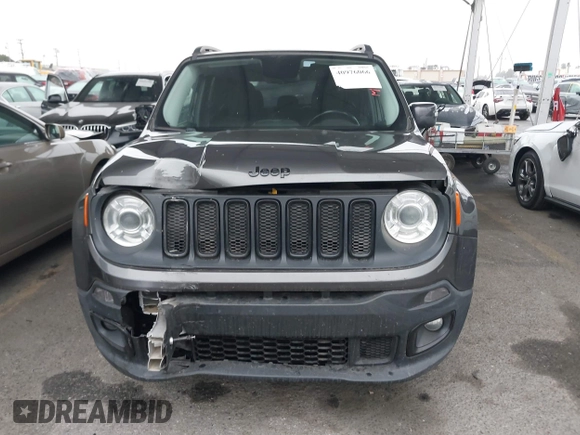 2017 Jeep Renegade Altitude with VIN ZACCJABBXHPG46666, listed as a IAAI auction lot 40976066 with 80,614 mi miles and . Bid and sale history available at DreamBid. Image 12.