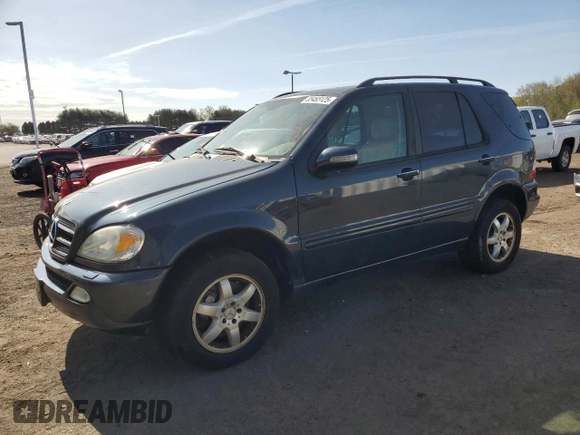 2005 Mercedes-Benz M 500 with VIN 4JGAB75E15A529787, listed as a Copart auction lot 55465125 with 167,093 mi miles and Clean Title. Bid and sale history available at DreamBid. Image 1.