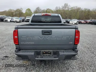 2022 Chevrolet Colorado 4WD LT with VIN 1GCGTCENXN1307091, listed as a Copart auction lot 44233125 with 46,298 mi miles and Salvage Title. Bid and sale history available at carsss.com. Image 6.