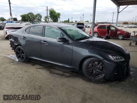 2009 Lexus IS 350 with VIN JTHBE262095021945, listed as a Copart auction lot 59003505 with 124,183 mi miles and Salvage title. Bid and sale history available at DreamBid. Image 4.
