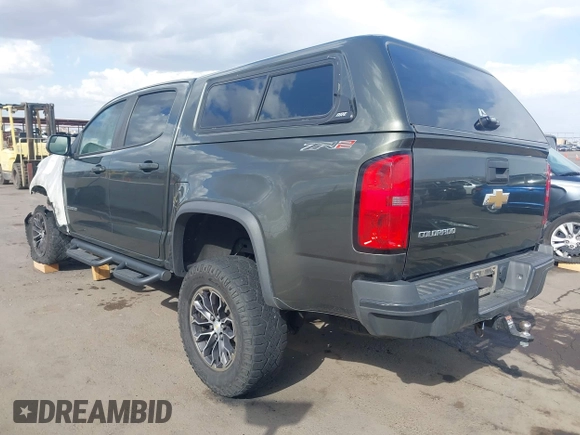 2018 Chevrolet Colorado 4WD ZR2 with VIN 1GCPTEE10J1133194, listed as a IAAI auction lot 41955603 with 1 mi miles. Bid and sale history available at carsss.com. Image 3.