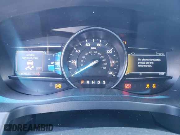 2017 Ford Explorer XLT with VIN 1FM5K7D80HGA70539, listed as a Copart auction lot 62291165 with 134,476 mi miles and Salvage title. Bid and sale history available at DreamBid. Image 9.