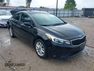 2017 Kia Forte LX with VIN 3KPFL4A79HE132178, listed as a IAAI auction lot 42091470 with 165,733 mi miles. Bid and sale history available at carsss.com. Image 1.