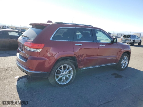 2014 Jeep Grand Cherokee Summit with VIN 1C4RJFJG8EC366023, listed as a Copart auction lot 80352164 with 89,737 mi miles and Salvage Title. Bid and sale history available at carsss.com. Image 3.