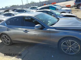 2015 Infiniti Q50 Premium with VIN JN1BV7AP0FM345726, listed as a IAAI auction lot 41860740 with 1 mi miles. Bid and sale history available at carsss.com. Image 13.