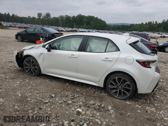 2019 Toyota Corolla Hatchback SE with VIN JTNK4RBEXK3068281, listed as a Copart auction lot 67693524 with 0 mi miles and Salvage Title. Bid and sale history available at carsss.com. Image 2.