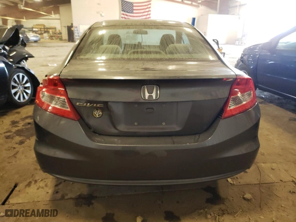 2012 Honda Civic Cpe LX with VIN 2HGFG3B55CH562364, listed as a Copart auction lot 49771495 with NaN miles and Clean Title. Bid and sale history available at carsss.com. Image 6.