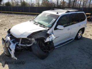 2007 GMC Envoy Denali with VIN 1GKET63MX72296808, listed as a Copart auction lot 50566995 with 173,244 mi miles and Salvage Title. Bid and sale history available at carsss.com. Image 1.