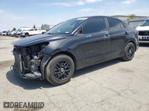 2020 Kia Rio LX with VIN 3KPA24AD4LE260551, listed as a Copart auction lot 55239445 with 45,671 mi miles and Salvage Title. Bid and sale history available at DreamBid. Image 1.