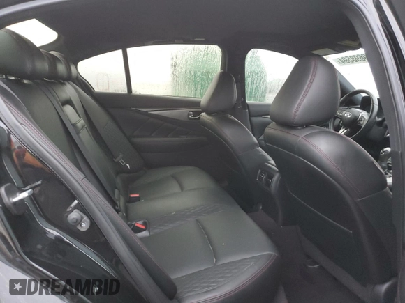 2020 Infiniti Q50 Red Sport 400 with VIN JN1FV7AR1LM660226, listed as a Copart auction lot 79698594 with 37,246 mi miles and Salvage Title. Bid and sale history available at carsss.com. Image 10.