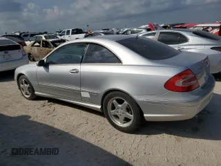 2004 Mercedes-Benz CLK-Class 5.0L with VIN WDBTJ75J44F066718, listed as a Copart auction lot 76339294 with 0 mi miles and Clean Title. Bid and sale history available at carsss.com. Image 2.