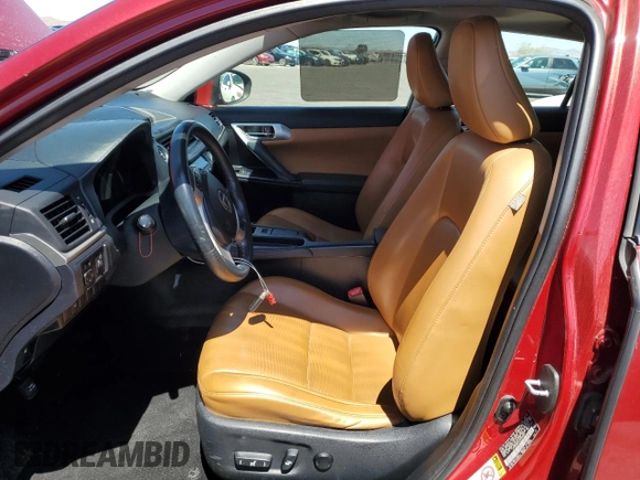 2012 Lexus CT 200h with VIN JTHKD5BH3C2084254, listed as a Copart auction lot 57202665 with 183,581 mi miles and Non repairable. Bid and sale history available at DreamBid. Image 7.