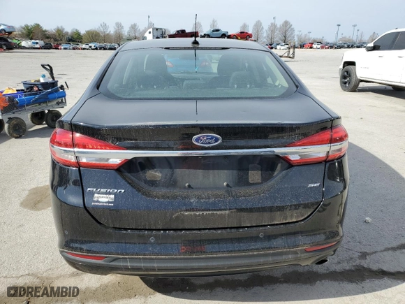 2017 Ford Fusion SE with VIN 3FA6P0H70HR413366, listed as a Copart auction lot 49553415 with 197,311 mi miles and Clean Title. Bid and sale history available at carsss.com. Image 6.