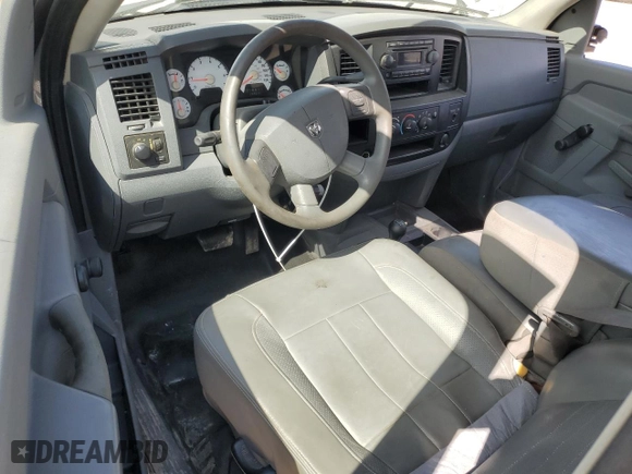 2007 Dodge Ram 2500 ST with VIN 3D7KS26D87G729433, listed as a Copart auction lot 43760045 with 237,035 mi miles and Salvage Title. Bid and sale history available at carsss.com. Image 8.