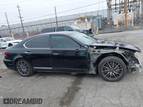 2014 Lexus LS 460 with VIN JTHBL5EF9E5126845, listed as a IAAI auction lot 41884567 with 151,796 mi miles and . Bid and sale history available at DreamBid. Image 14.