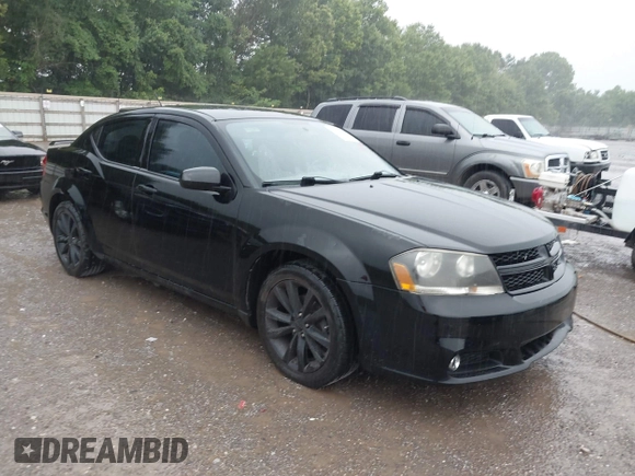 2013 Dodge Avenger SXT with VIN 1C3CDZCB5DN716005, listed as a IAAI auction lot 42644469 with 205,527 mi miles and . Bid and sale history available at DreamBid. Image 1.