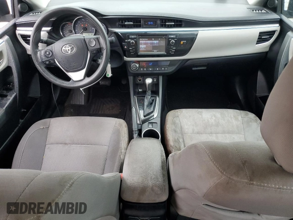 2014 Toyota Corolla L with VIN 2T1BURHEXEC161776, listed as a Copart auction lot 61226005 with 205,169 mi miles and Salvage title. Bid and sale history available at DreamBid. Image 8.