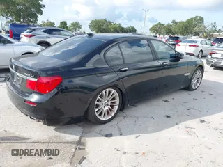 2012 BMW 7 Series 740Li with VIN WBAKB4C57CC576203, listed as a IAAI auction lot 42792281 with 91,705 mi miles and . Bid and sale history available at DreamBid. Image 4.