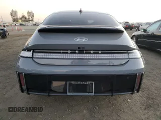 2023 Hyundai IONIQ 6 SEL with VIN KMHM34ACXPA024167, listed as a Copart auction lot 85231654 with 72,452 mi miles and Salvage Title. Bid and sale history available at carsss.com. Image 6.