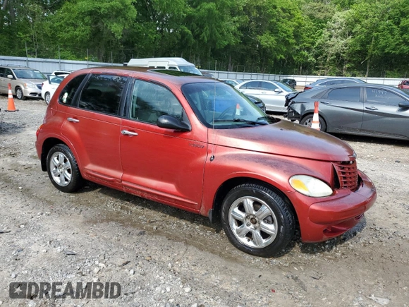 2003 Chrysler PT Cruiser Limited with VIN 3C8FY68B03T542491, listed as a Copart auction lot 53605315 with 105,912 mi miles and Salvage title. Bid and sale history available at DreamBid. Image 4.