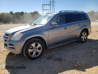 2012 Mercedes-Benz GL-Class GL 450 with VIN 4JGBF7BE8CA770479, listed as a Copart auction lot 76256664 with 161,146 mi miles and Salvage Title. Bid and sale history available at carsss.com. Image 1.
