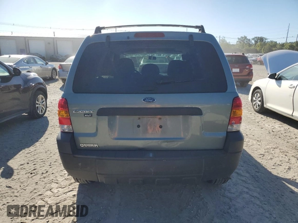 2007 Ford Escape XLT with VIN 1FMYU03Z57KB60984, listed as a Copart auction lot 70270904 with 93,585 mi miles and Clean Title. Bid and sale history available at carsss.com. Image 6.