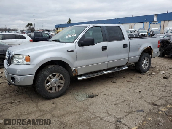 2007 Ford F-150 XLT with VIN 1FTPW14V47FA93945, listed as a Copart auction lot 87438234 with 149,984 mi miles and Clean Title. Bid and sale history available at carsss.com. Image 1.