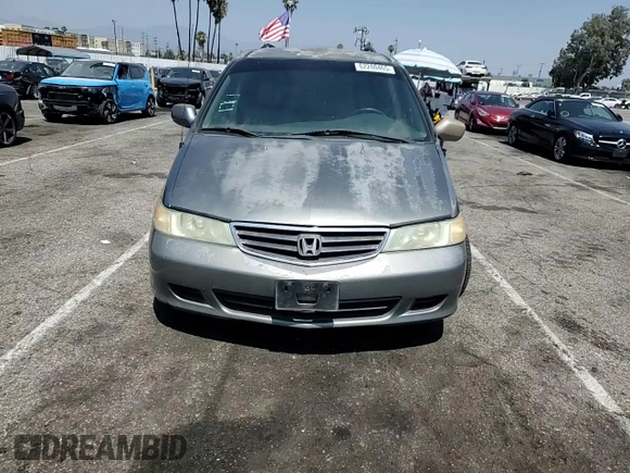 2002 Honda Odyssey EX-L with VIN 2HKRL189X2H530814, listed as a Copart auction lot 62280465 with 270,080 mi miles and Salvage title. Bid and sale history available at DreamBid. Image 14.