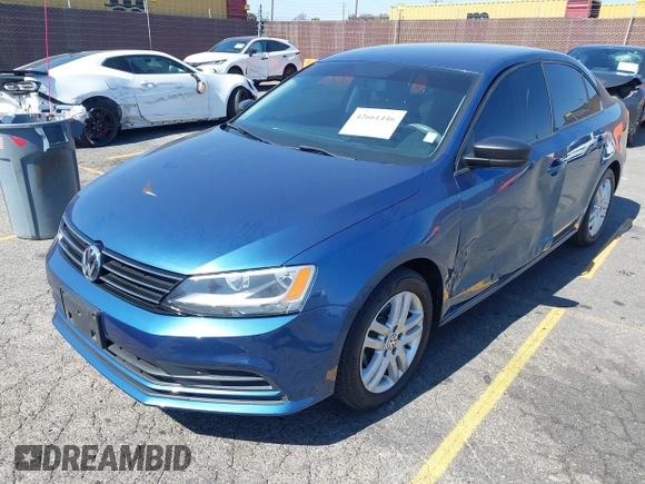 2015 Volkswagen Jetta S with VIN 3VW2K7AJ7FM249112, listed as a IAAI auction lot 42661446 with 124,541 mi miles and . Bid and sale history available at DreamBid. Image 2.