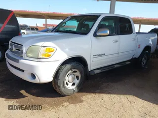 2004 Toyota Tundra SR5 with VIN 5TBDT44134S442463, listed as a IAAI auction lot 42058891 with 225,806 mi miles and . Bid and sale history available at DreamBid. Image 2.