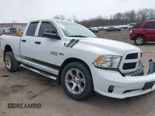 2016 Ram 1500 Express z VIN 1C6RR7FT2GS147174, wystawiony jako IAAI lot #42019690 z przebiegiem 53 330 mil mil oraz . Historia ofert i sprzedaży dostępna na DreamBid. Obrazek 1.