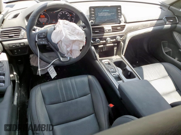 2019 Honda Accord Touring with VIN 1HGCV2F91KA003035, listed as a Copart auction lot 60393205 with 38,386 mi miles and Salvage title. Bid and sale history available at DreamBid. Image 8.