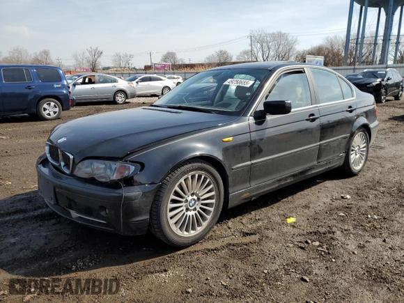 2003 BMW 3 Series 330i with VIN WBAEV53463KM27854, listed as a Copart auction lot 49250655 with 116,220 mi miles and Salvage Title. Bid and sale history available at carsss.com. Image 1.