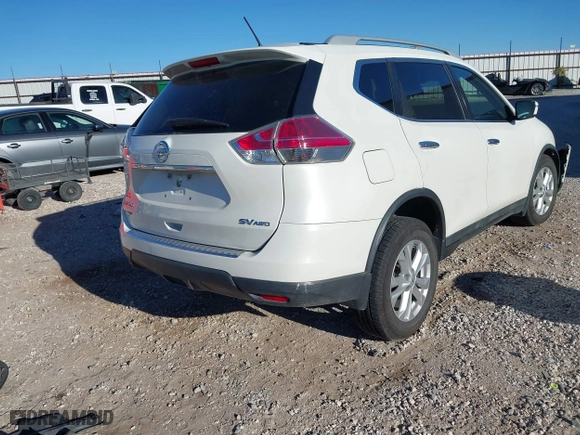 2016 Nissan Rogue S with VIN 5N1AT2MM5GC742032, listed as a IAAI auction lot 40977892 with 101,885 mi miles. Bid and sale history available at carsss.com. Image 4.