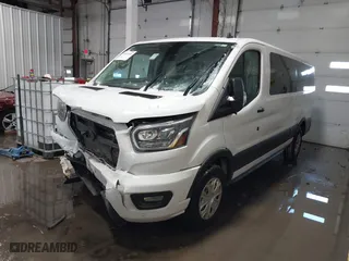 2023 Ford Transit Passenger Wagon XL with VIN 1FBAX2YGXPKA45186, listed as a IAAI auction lot 41625035 with 42,174 mi miles. Bid and sale history available at carsss.com. Image 19.