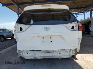 2017 Toyota Sienna LE with VIN 5TDJZ3DC2HS184057, listed as a Copart auction lot 60904795 with 62,055 mi miles and Salvage title. Bid and sale history available at DreamBid. Image 6.