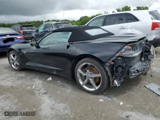 2014 Chevrolet Corvette 3LT with VIN 1G1YF3D70E5114299, listed as a Copart auction lot 54073514 with 80,919 mi miles and Salvage Title. Bid and sale history available at carsss.com. Image 2.